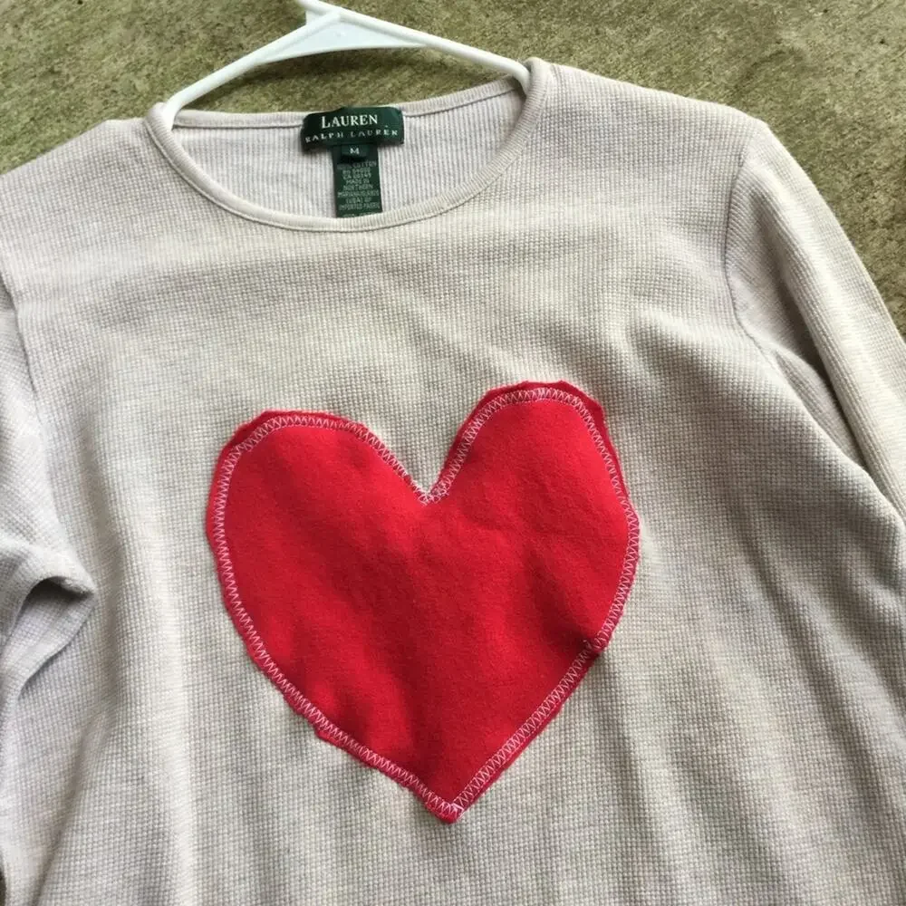 Reworked Ralph Lauren Long Sleeve Stretchy Top.-MA3